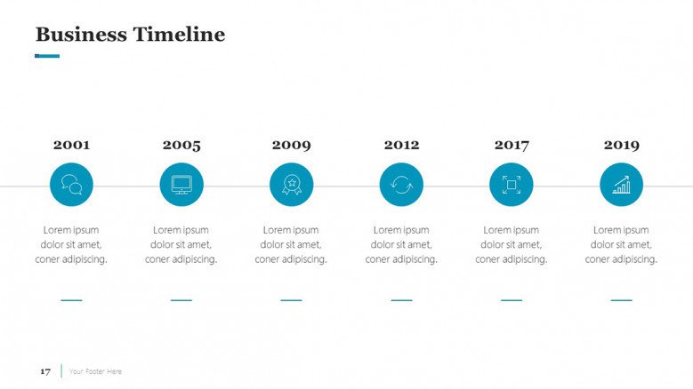 Business Timeline Slide