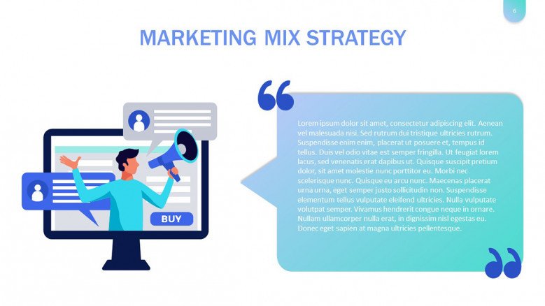 Marketing Mix's Promotion Slide