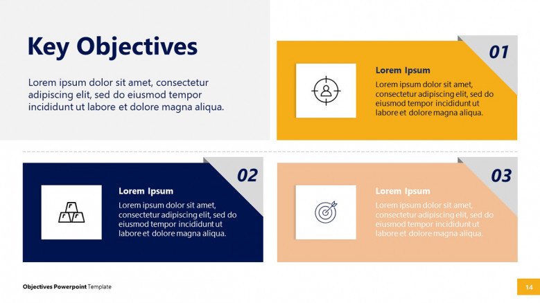 Smart Objectives PowerPoint Text Slide