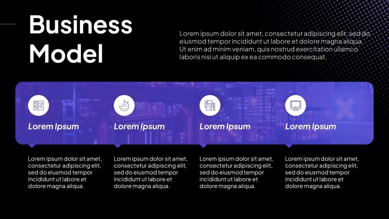 Business Model Diagram Slide