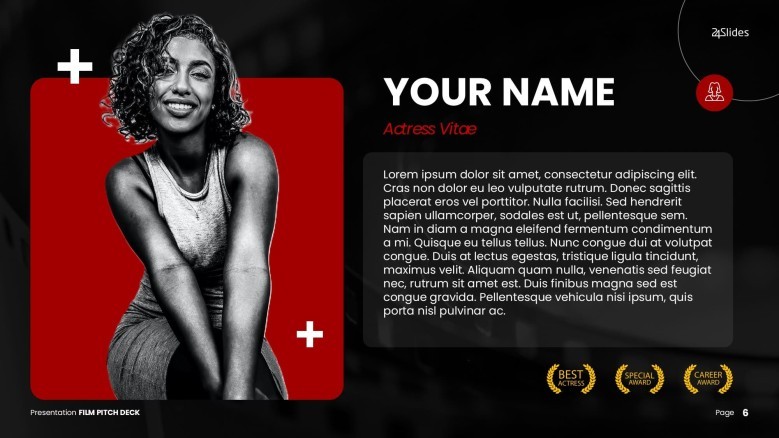 Film Character Slide