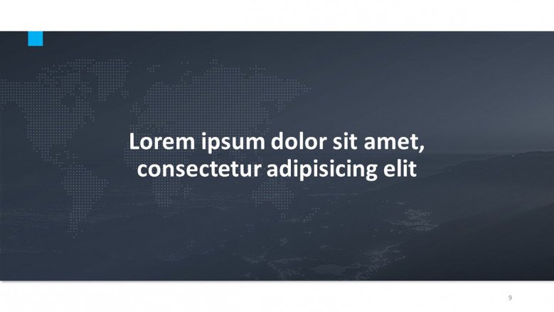 Quote Slide for an international business presentation
