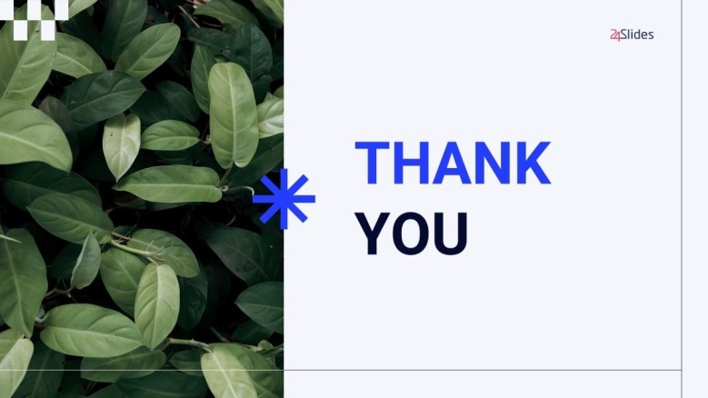 Light-themed Thank You Slide
