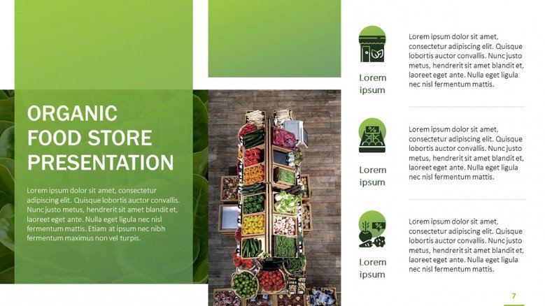 Organic Food Market Slide