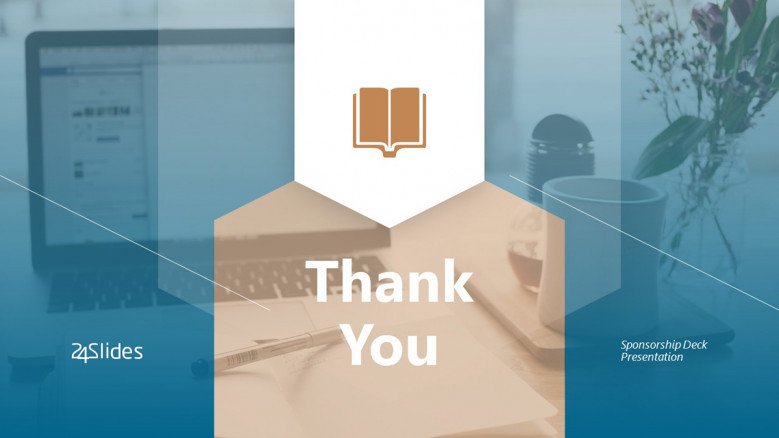 Creative Thank You Slide for a Sponsorship Deck