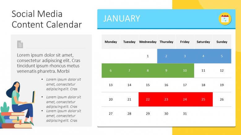 Monthly Social Media Content Calendar