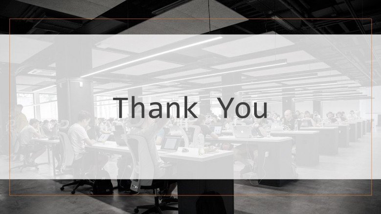 thank you slide for project management slide