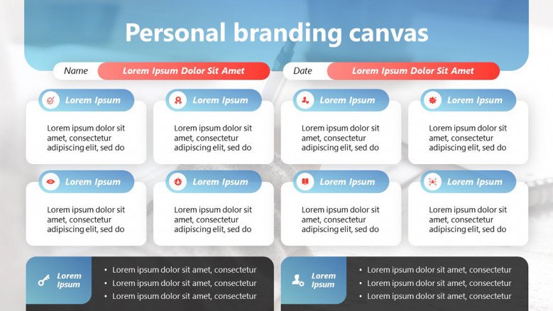 Personal Branding Canvas for creative professionals