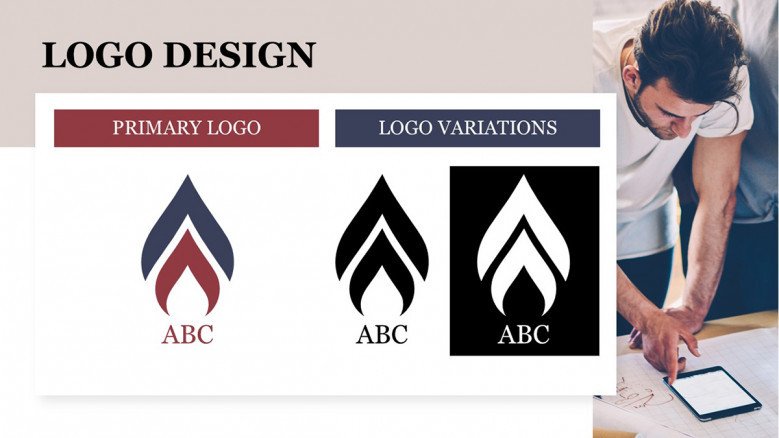 Logo Design PowerPoint Slide