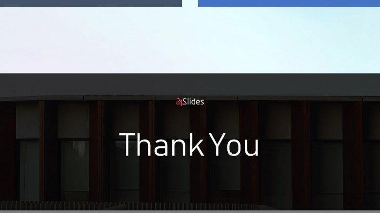 Corporate thank you slide
