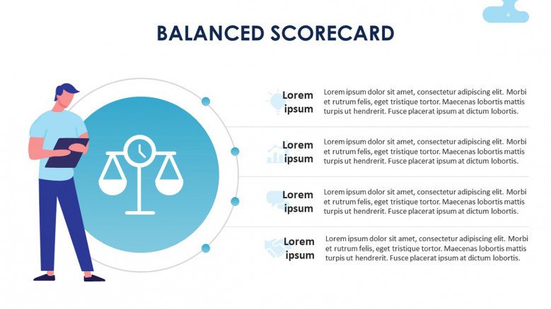Balanced Scorecard Performance Indicators Slide
