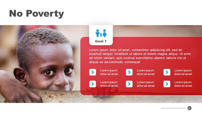 SDGs Poverty PowerPoint Slide