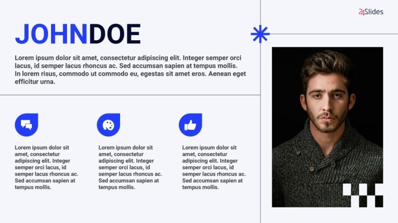 Professional Profile Slide