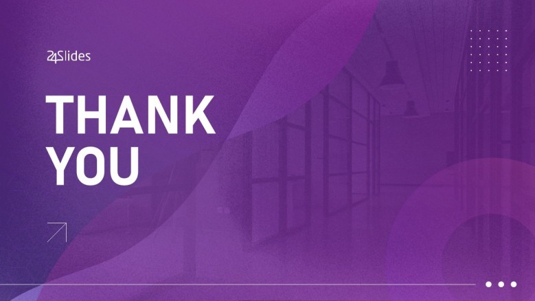 Purple Thank You PPT Slide