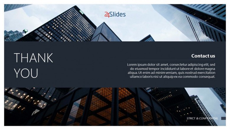 Thank You Slide for corporate presentations