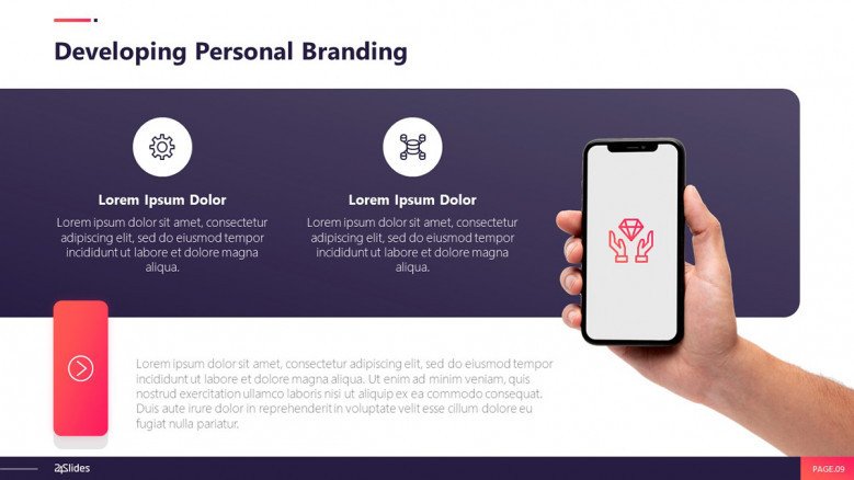 Personal branding powerpoint template
