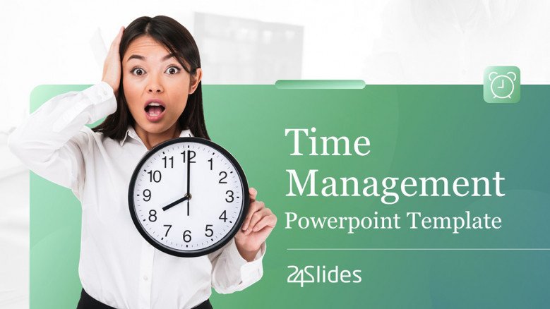 Top Time Management PowerPoint Presentation Template for executives