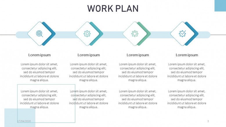 Work Plan Timeline Slide