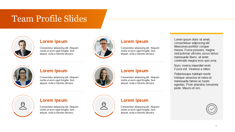 Consulting team slide