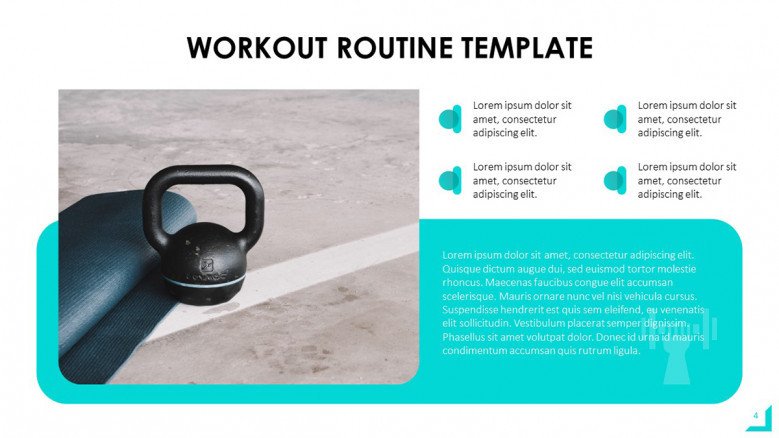 Workout Exercises PowerPoint Template