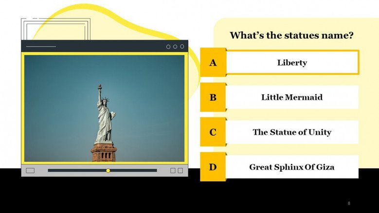 PowerPoint Multiple Choice Question Slide with image