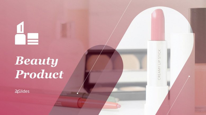 Beauty Products PowerPoint Template Free Download
