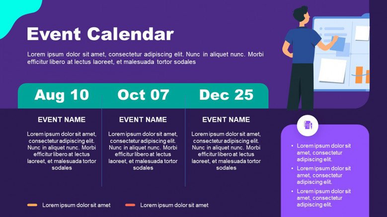 Event Important Dates Slide