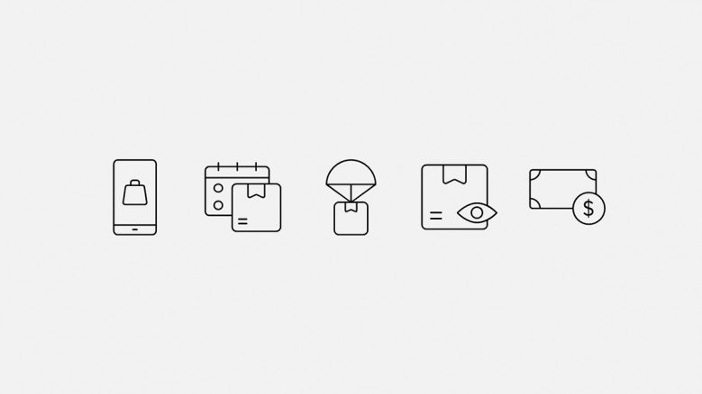 Electronic Commerce Icons for PowerPoint presentations