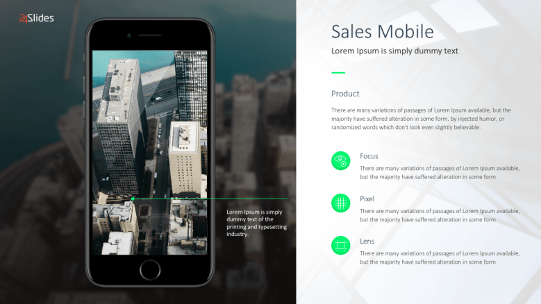 Sales mobile slide