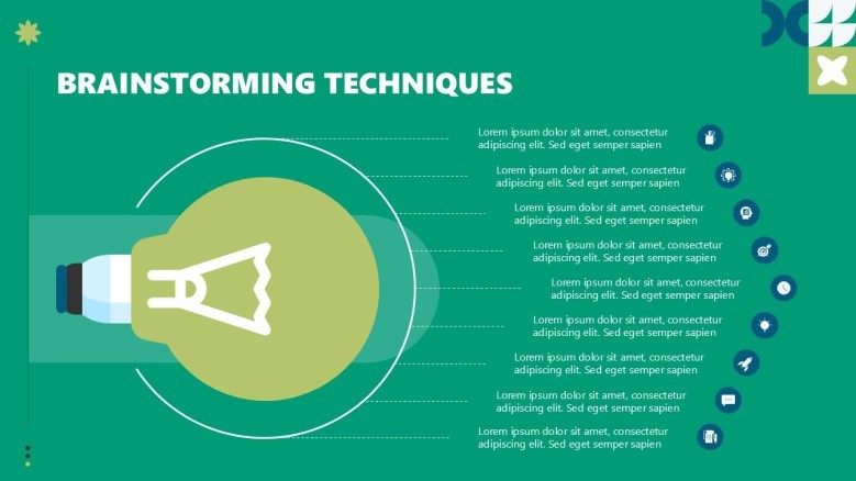 brainstorming techniques slide