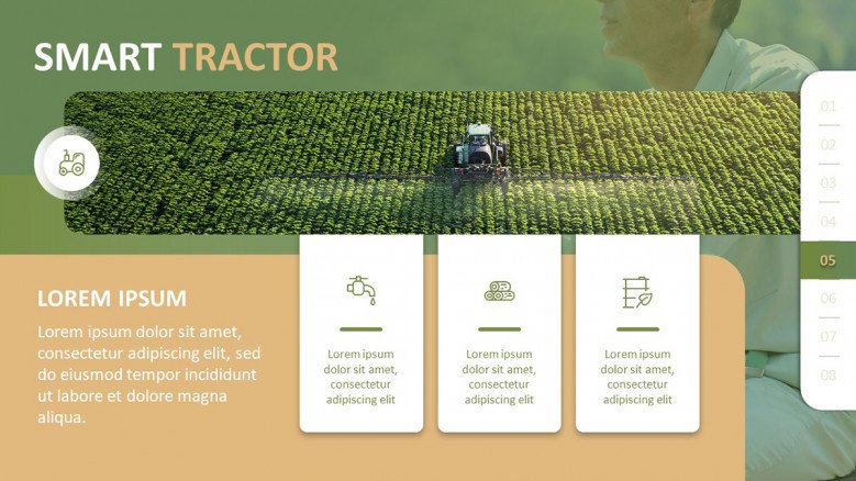 Smart Tractor PowerPoint Slide