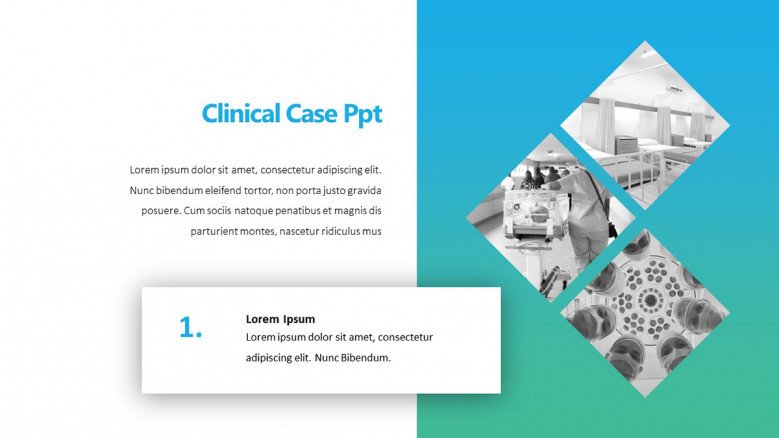 PowerPoint Slide for Clinical Case Study Presentation
