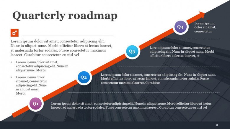 Business Roadmap PowerPoint Slide