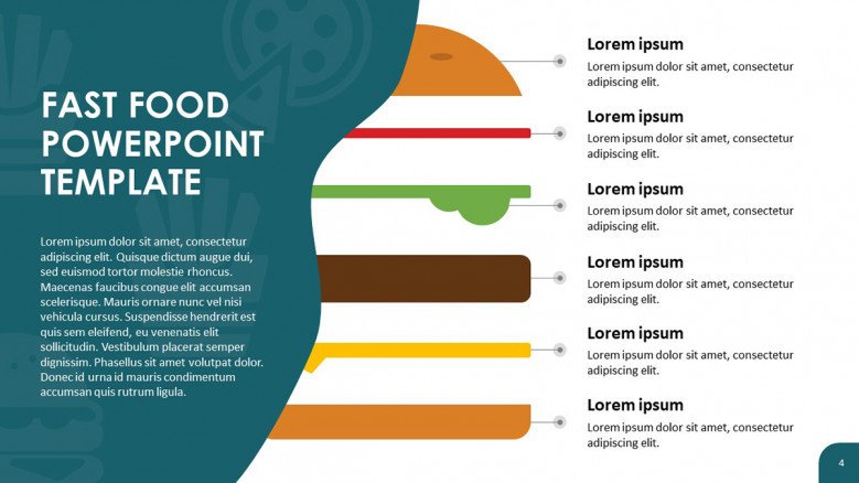 Hamburger Ingredients Slide