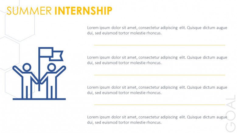 Summer Internship Program Slide