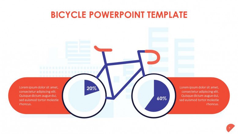Bicycle Data Slide with pie charts