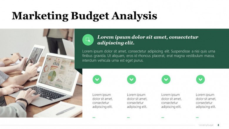 Marketing Campaign Budget Analysis Slide