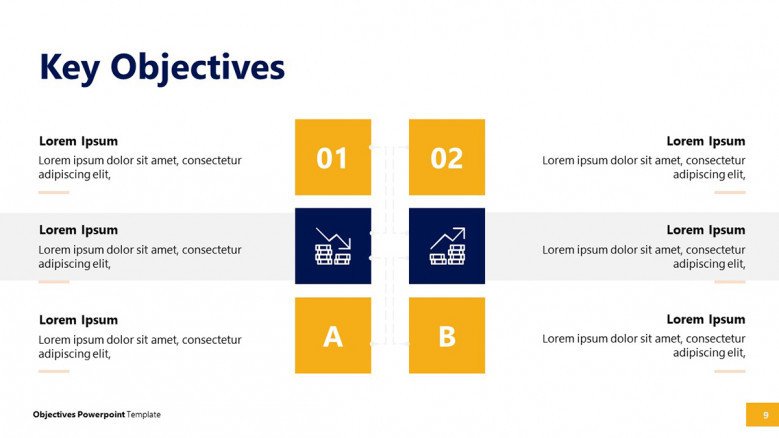Six Learning Objectives PowerPoint Template