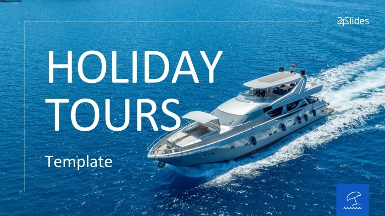 Blue Travel and tourism PowerPoint Slide