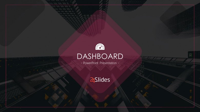 dashboard welcome slide in corporate style