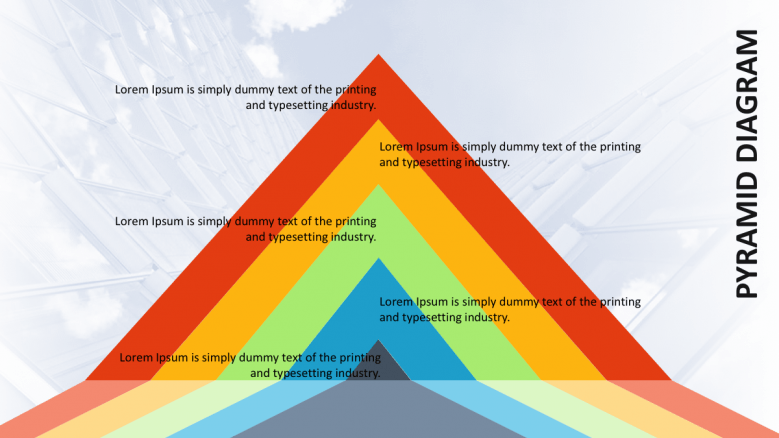 colorful pyramid diagram