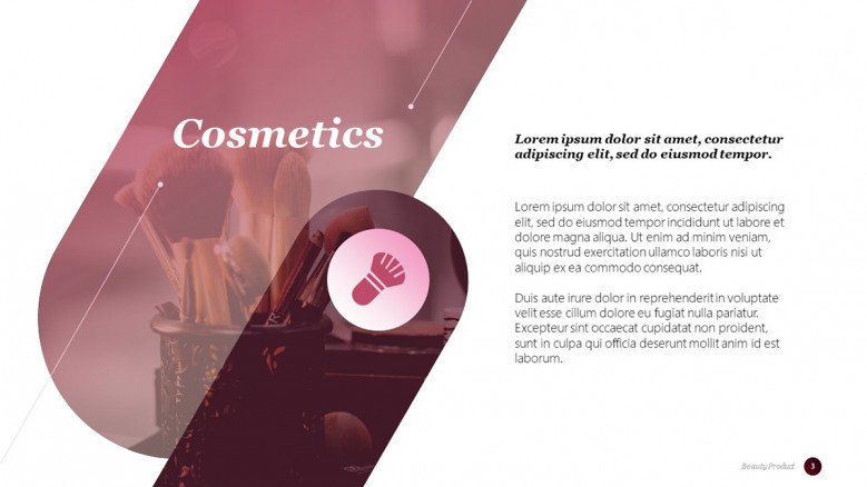 Free Cosmetics PowerPoint Slide