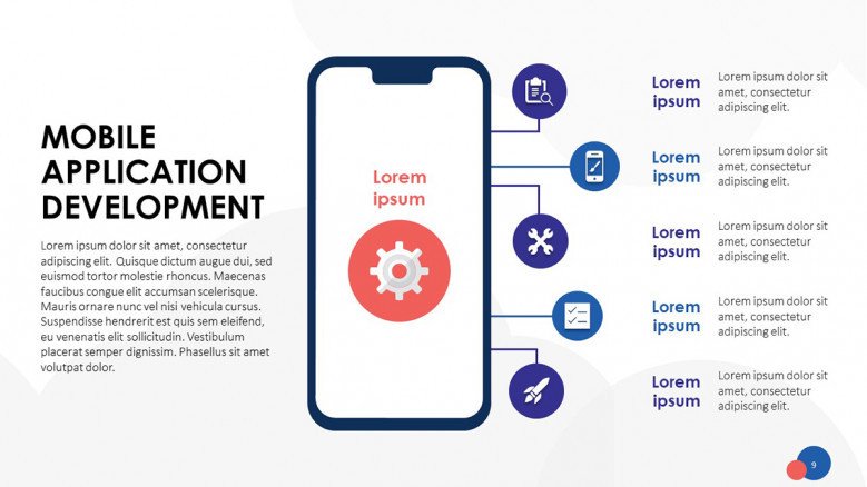 Mobile App Development Presentation Free PowerPoint Template