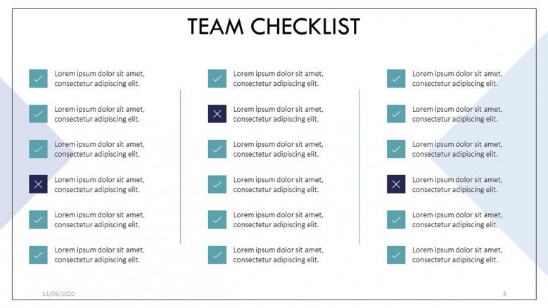 Corporate Checklist in Powerpoint