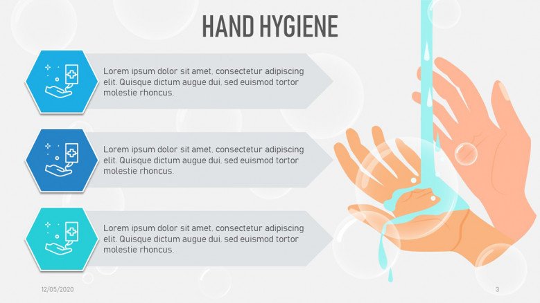 Hand washing recommendations slide