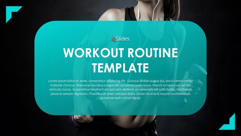 Workout Routine PowerPoint Template
