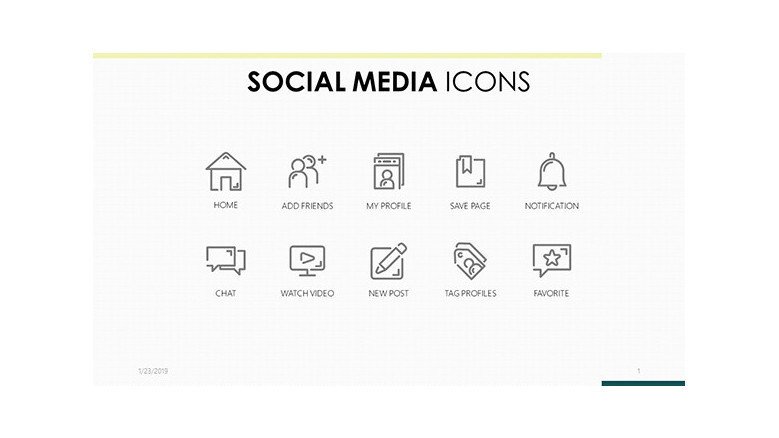 corporate social media icons