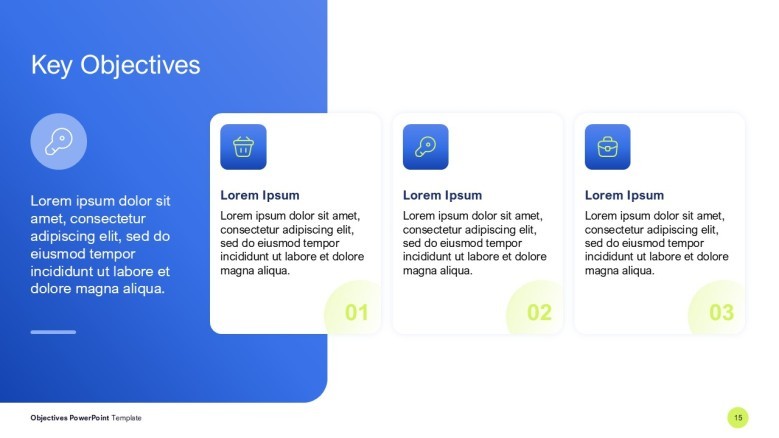 Smart Objectives PowerPoint Text Slide