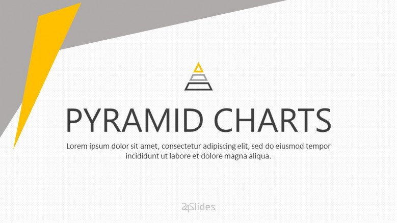 welcome slide for pyramid chart presentation