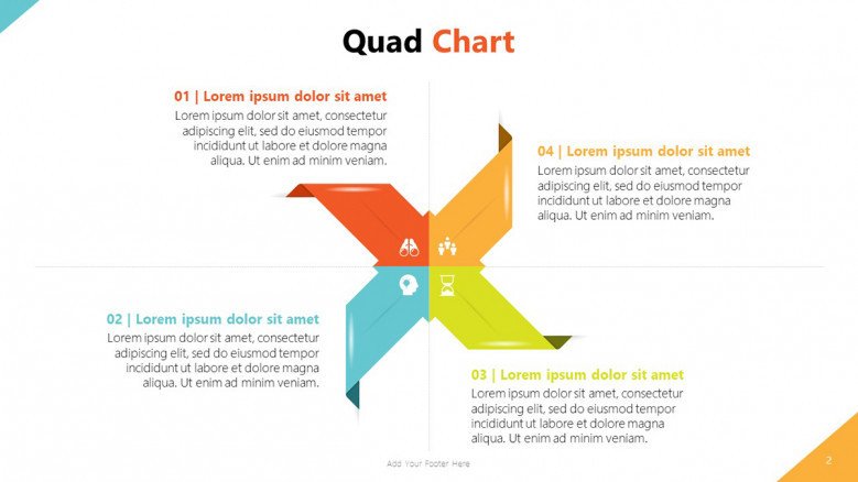 Creative Quad Chart Slide